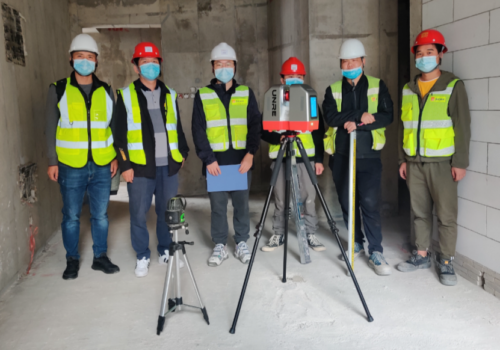 盎鋭科技測量機器人UCL360，結合建築圖紙BIM化自動測量方案
